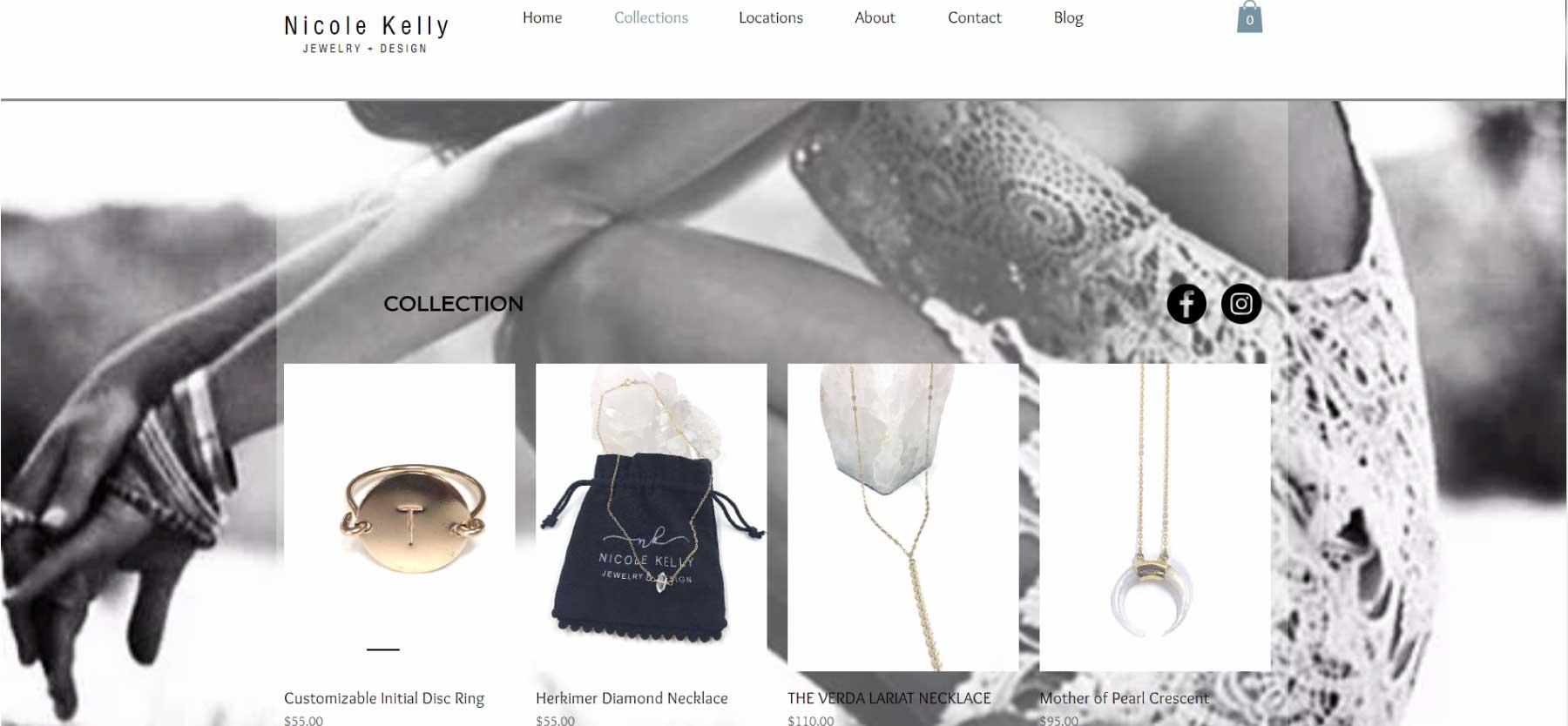 Example of Website Created by Lulu Bee Marketing and Design